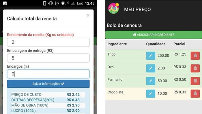 aplicativo "Meu Preço"